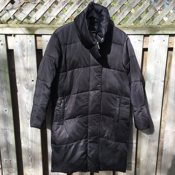 Avec les Filles oversized black puffer parka - size S - Picture 1 of 11